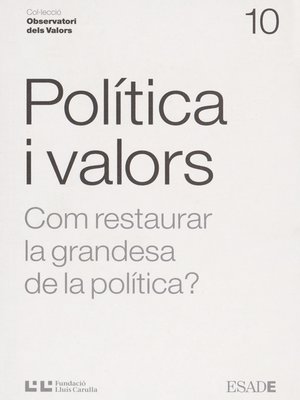 cover image of Política i valors